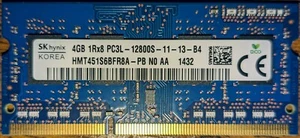 SK Hynix 4GB 1Rx8 PC3L-12800S-11-13-B4 DDR3 RAM Laptop Memory - Picture 1 of 1