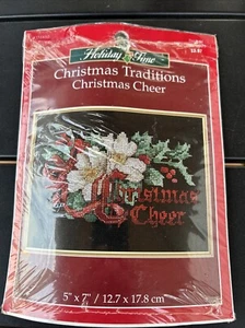 Christmas Traditions Cross Stitch 5 X 7 Christmas Cheer Pattern - Picture 1 of 3