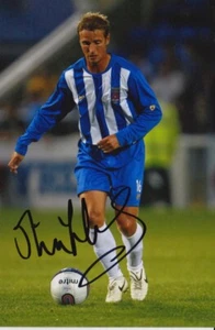 HARTLEPOOL UNITED HAND SIGNED STEVEN HASLAM 6X4 PHOTO. - Picture 1 of 1