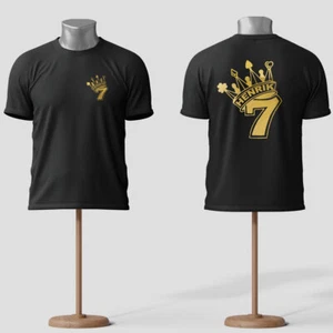 Henrik Larsson Gold (Black To 5XL) Glasgow Irish Celtic Bhoys King Of Kings - Picture 1 of 2
