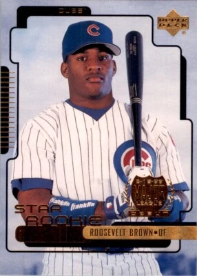 2000 Upper Deck Roosevelt Brown Rookie Chicago Cubs #273 2101 - Image 1 of 2