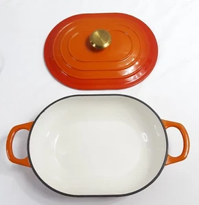 Neu, 12" Mandarine DARIUS COOKS TV ovale Schmorpfanne mit Mängeln - Bild 1 von 10