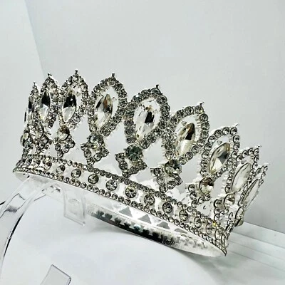 Royal Crystal Tiara Bridal Crown | Luxury Wedding Accessory - Image 1 of 4