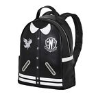 Wednesday Varsity Casual-Casual Backpack, Black, 13 x 25 x 29 cm, Capacity 6 L