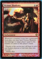 Vicious Shadows FOIL Shards of Alara PLD Red Rare MTG CARD (ID# 211174) ABUGames