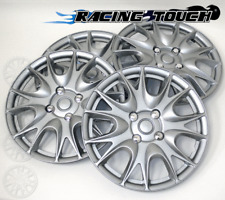 #533 Replacement 15" Inches Metallic Silver Hubcaps 4pcs Set Hub Cap Wheel Cover