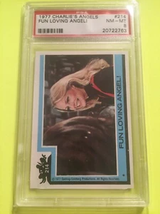 1977 PSA 8 Charlie's Angels #214 - PSA 8 NM-MT - Cheryl Ladd - Kris - Picture 1 of 2