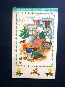 schöner alter Abreiß-Adventskalender, " Es war einmal ...", VEB Reichenbach - Bild 1 von 12