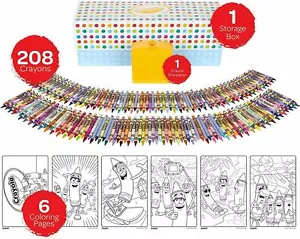 208 lápices de crayola con afilador 2018 Binney & Smith - Imagen 1 de 5