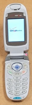 LG VX5200 - Silver and Blue ( Verizon ) Cellular Flip Phone - Image 1 of 4