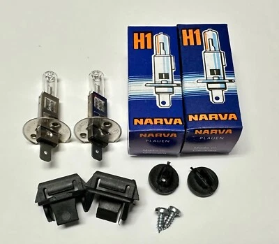 2x H1 55w 12v卤素灯灯泡雾灯64150点*德国* — 第 1/2 张图片