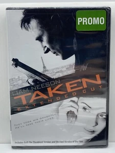 Taken DVD Action Movie Liam Neeson Extended Cut NEW SEALED Promo Liam Neesons - Picture 1 of 3