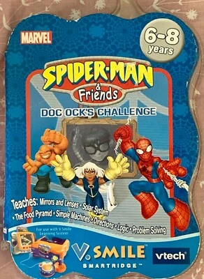 New Box Vtech V.Smile Spiderman & Friends Doc Smartridge Cartridge Learning Game - Image 1 of 2