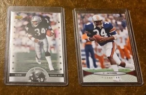Bo Jackson Upper Deck (2) Card Lot - EX-MT - Picture 1 of 5