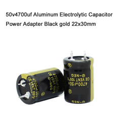 50v4700uf Aluminum Electrolytic Capacitor Power Adapter Black gold 22x30mm