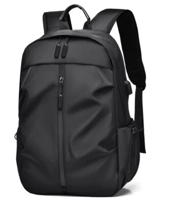Laptop Backpack for Men Women Medium Travel Carry-On Luggage Waterproof USB Port - Image 1 of 4
