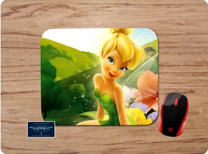 TINKER BELL FAIRY GREEN DISNEY INSPIRE MOUSEPAD DESK MAT HOME OFFICE SCHOOL GIFT - Picture 1 of 1