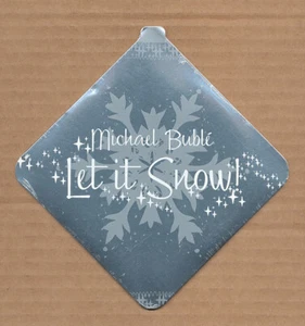 Michael Buble - Let It Snow! RARE original (ornament shaped) CD EP '03 (SEALED) - Picture 1 of 2