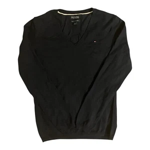 Tommy Hilfiger Pullover S/P Dunkelblau Damen Sweatshirt Pima Cotton Blend - Bild 1 von 7