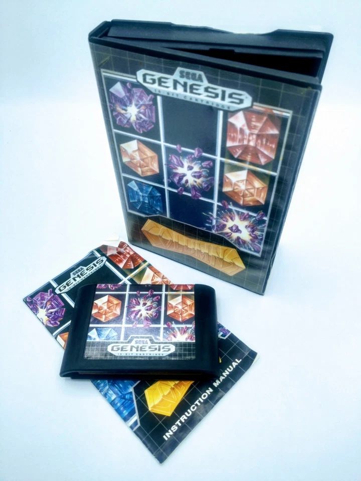 Columns (Sega Genesis, 1990) CIB Complete TESTED - Image 1 of 2