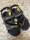 Sperry Topsider Boys Wave Crusher Sandals Size 1 M Brown/ Yellow