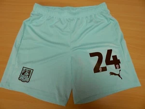 NORTHAMPTON TOWN FC | 24 | RYAN HAYNES | MATCHWORN SHORTS 2023/2024 | Größe L - Bild 1 von 3