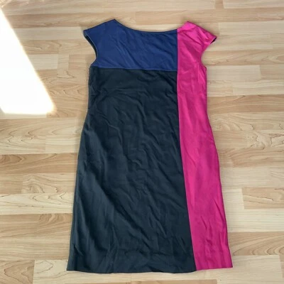 Cynthia Steffe - Rosa Azul Marino Color Bloque, Bolsillos Laterales, Vestido Mujer Talla XS (0151) Foto 1 de 4