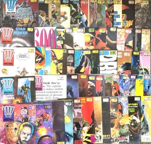 2000 A.D. NUMBER'S BETWEEN 572-651. ( 60 MAGAZINE 1988-1989 LOT) - Picture 1 of 24