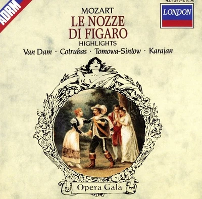 MOZART Le Nozze di Figaro Highlights / Herbert von Karajan (CD, 1989, London) - Imagem 1 de 2