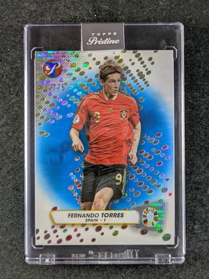 2023 Topps Pristine Road To UEFA FERNANDO TORRES 32/75 Pristine Blue Ref #173 - Image 1 of 3