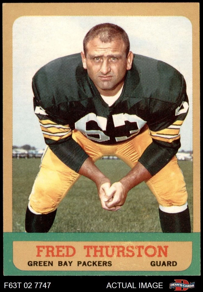 1963 Topps #90 Fred Thurston Packers Valparaiso 7 - NM - Image 1 of 1