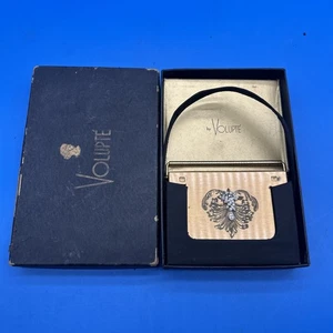 Vintage Mid Century Volupté Golden Gesture Hand Compact Carryall/Minaudière Rare - Bild 1 von 13