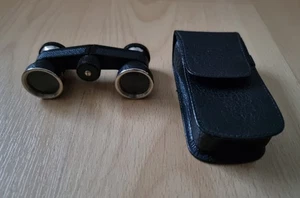 ROW Rathenow Theastar S - Opernglas Fernglas schwarz - mit Leder-Etui  - Bild 1 von 6