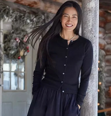 Sutton Studio BLOOMINGADALES кашемир кардиган свитер классический Sz L - Изображение 1 из 4