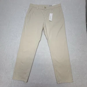 AG Adriano Goldschmied Caden pantaloni sartoriali gamba dritta marrone taglia 31 - Foto 1 di 14