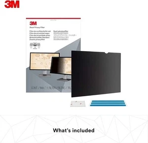 Filtre de confidentialité ouvert 3M écran moniteur 19" noir 30,2 cm x 37,7 cm PF190C4B - Photo 1/3
