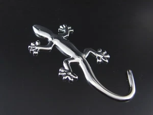 Auto Aufkleber 3D Chrom Gecko Metall Eidechse Emblem - Bild 1 von 1