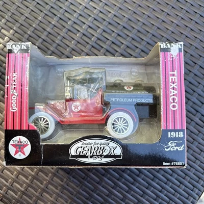 Gearbox Texaco 1918 FORD MODEL T Runabout Tanker 1/24  Die-Cast Bank NEW #76851 - Image 1 of 4