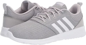 NEW Adidas Women's QT Racer 2.0 Shoes Gray / White Size 6, FREE SHIPPING - Picture 1 of 8