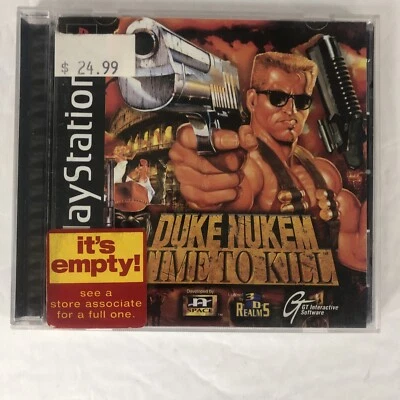 Duke Nukem Time to Kill (Sony PlayStation 1 PS1, 1998)  CIB W Reg & Hint Card - Image 1 of 3