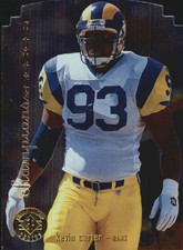 1995 SP Championship Die Cuts St. Louis Rams Football Card #43 Kevin Carter