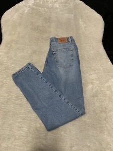 Jeans Levi’s 512 Classic Slim Conico Ragazzo Blu 10M 28x31 Pantalone Elasticizzato - Foto 1 di 8