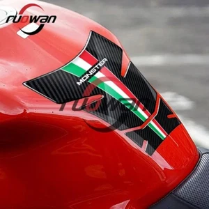 Gas Tank Pad Protection Decals For Ducati Monster 600 620 695 750 800 900 1000 - Picture 1 of 5