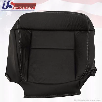 Ford F-150 FX4 XLT 2004 a 08 parte inferior del conductor cubierta de asiento de cuero negra perforada  Foto 1 de 4