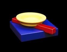 ???? SQUASH Studio Memphis Milano Sottsass portacenere ceramica NEW IN BOX NUOVO