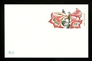 US Postal Stationery UX646 Mint Postal Card Fanciful Flowers (Lilly) Plant 2015 - Picture 1 of 2