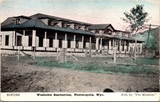 Postcard Washakie Sanitarium in Thermopolis, Wyoming~559