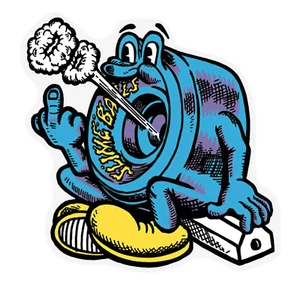 "Santa Cruz Slime Balls Ruedas Puff Bolas Patineta Pegatina 3" - Imagen 1 de 1