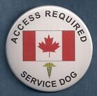 Access Required (Canada) Service Dog Vest Button W/Pin Back