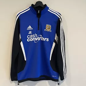 Vintage Adidas Hull City FC Player Issued “JE” Zip Up Jacket Men’s L - Picture 1 of 5